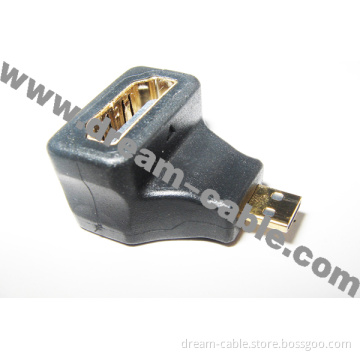 90 Degree HDMI A Female to D Male Adapter (YTX133)